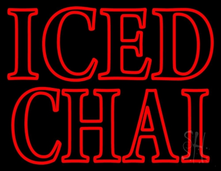 Iced Chai Neon Sign