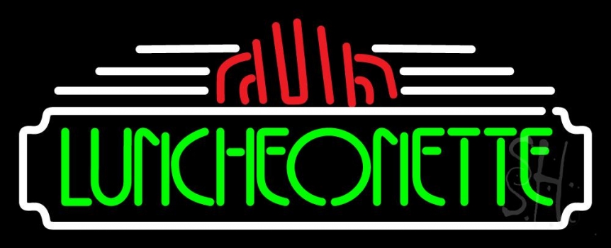 Luncheonette Neon Sign