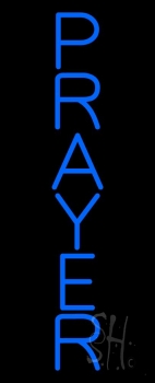 Vertical Prayer Neon Sign