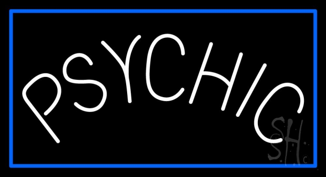 Blue Psychic Neon Sign