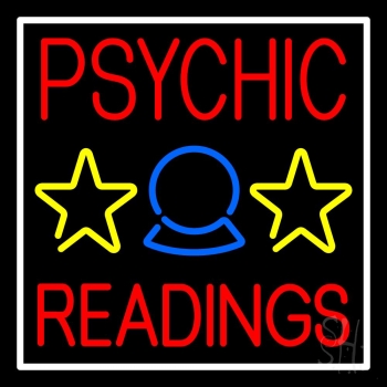 Blue Psychic Readings Neon Sign
