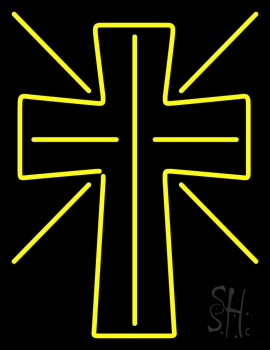 Christian Cross Neon Sign