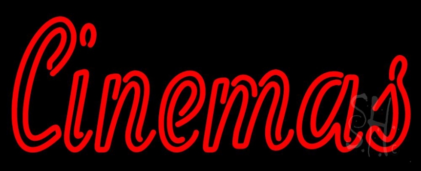 Cinemas Block Neon Sign