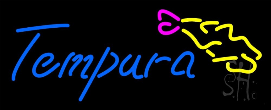Tempura Seafood Neon Sign