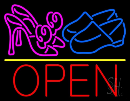 Heels Shoes Open Neon Sign