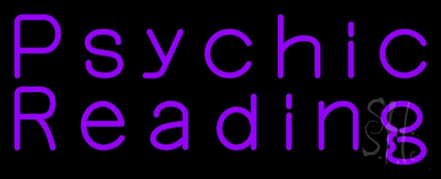 Purple Psychic Reading Neon Sign