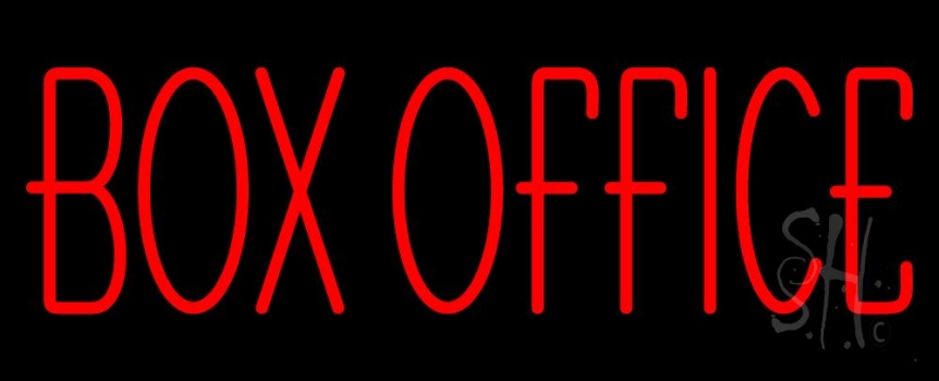 Red Box Office Block Neon Sign