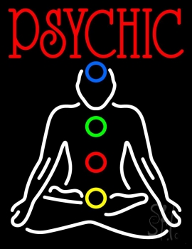 Red Psychic Neon Sign