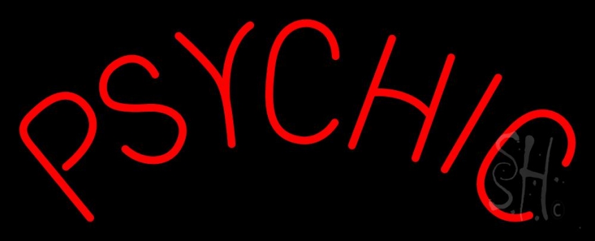 Red Psychic Neon Sign