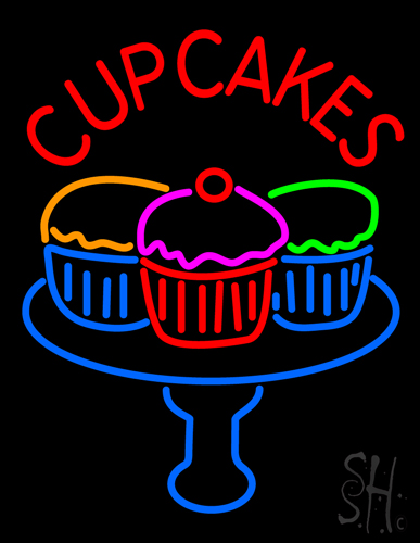 Cupcakes Neon Sign