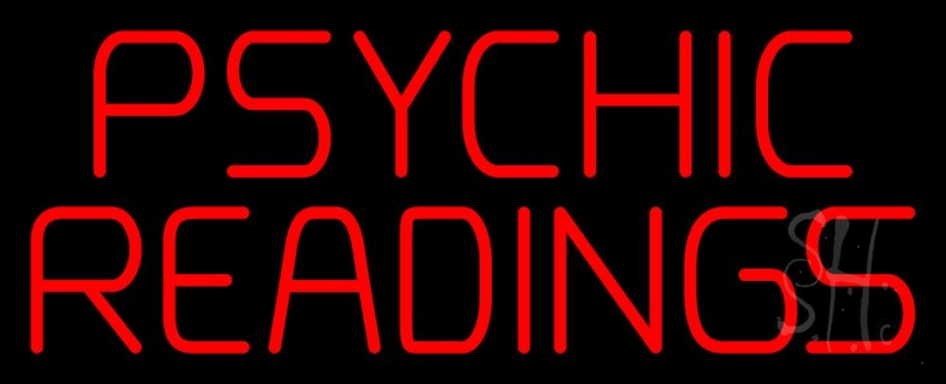 Red Psychic Readings Neon Sign