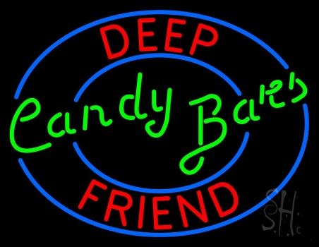 Deep Candy Bars Neon Sign
