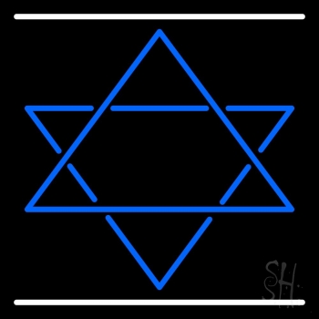 Star Of David Neon Sign