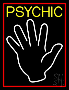 Yellow Psychic Neon Sign