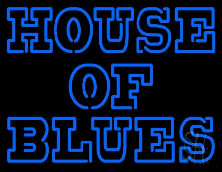 Blue House Of Blues Neon Sign