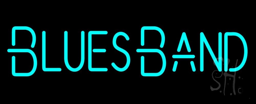 Blues Band Neon Sign