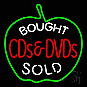 Bought Cd And Dvd Sold Neon Sign