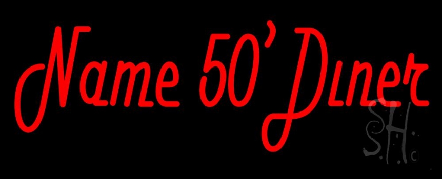 Custom 50s Diner Neon Sign