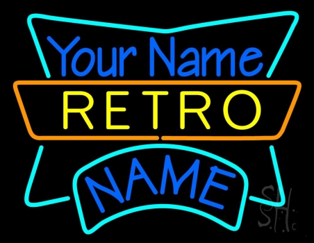 Custom Yellow Singal Line Retro Neon Sign