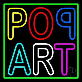 Multi Color Pop Art Neon Sign
