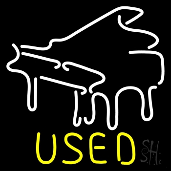 Piano Used Neon Sign
