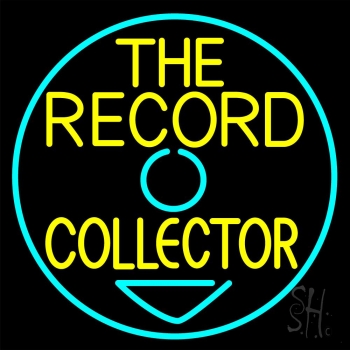 The Record Collector Neon Sign