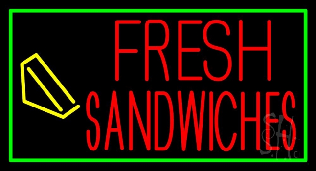 Fresh Sandwiches Neon Sign