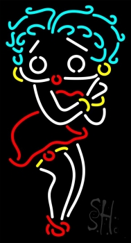 Betty Boop Logo Neon Sign