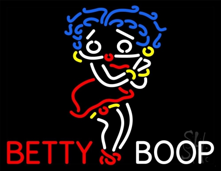 Betty Boop Logo Neon Sign