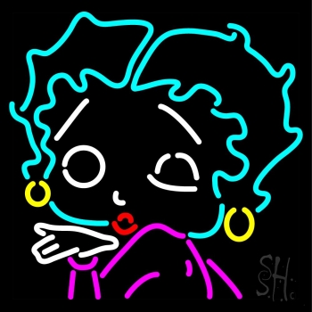 Betty Boop Winking Neon Sign