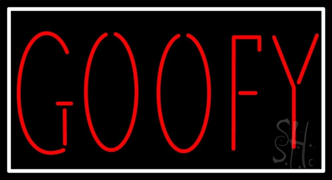 Double Stroke Goofy Neon Sign