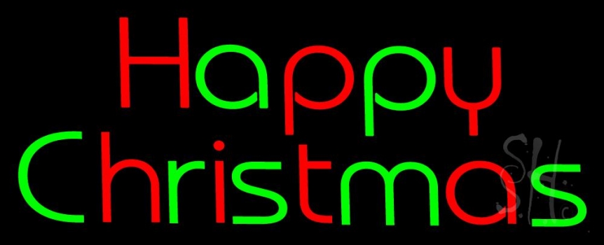 Happy Christmas Neon Sign