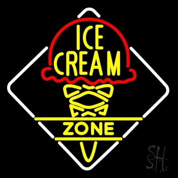 Ice Cream Zone Neon Sign