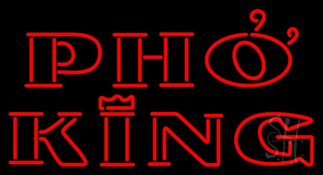 Pho King Viatnamese Restaurant Neon Sign