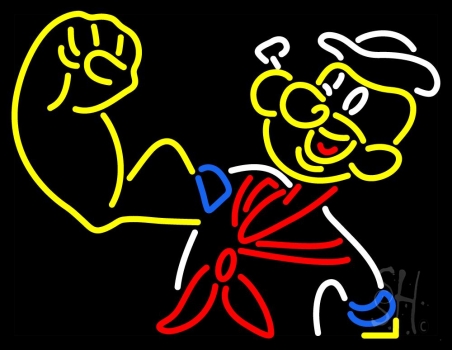 Popeye Neon Sign