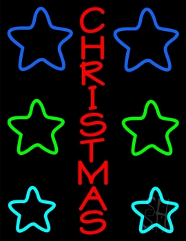 Red Christmas Neon Sign