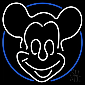 Red Mickey Neon Sign