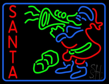 Santa Claus Neon Sign