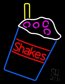 Shakes In Between Glass Neon Sign