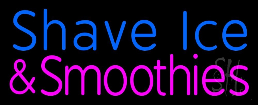 Shave Ice N Smoothies Neon Sign