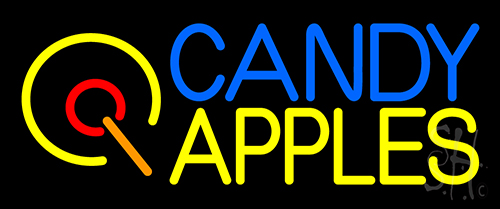 Candy Apples Apple Neon Sign