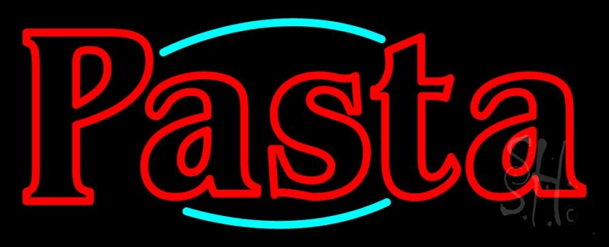 Double Stroke Pasta Neon Sign
