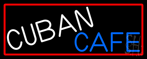 Cuban Cafe Neon Sign