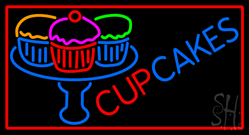 Cupcakes Neon Sign