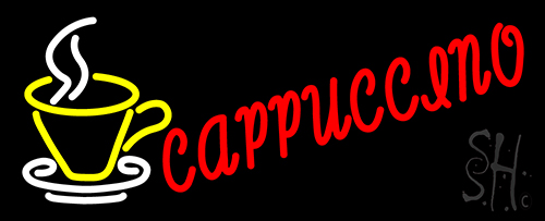 Cup Cappuccino Neon Sign