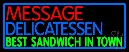 Custom Delicatessen Neon Sign
