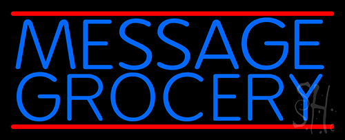 Custom Grocery Neon Sign