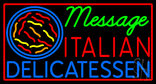 Custom Italian Delicatessen Neon Sign