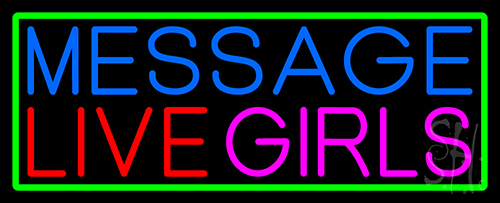Custom Live Girls Neon Sign