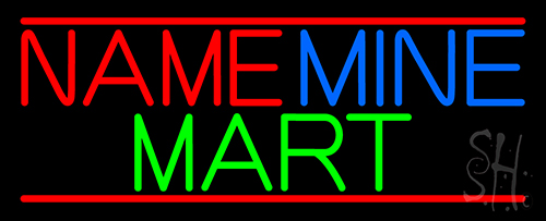 Custom Mini Mart Neon Sign